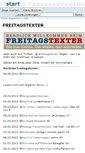 Mobile Screenshot of freitagstexter.textundblog.de
